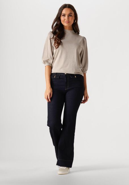 Bronzen SUMMUM Top SHORT SLEEVE TOP SOFT LUREX JERSEY - large