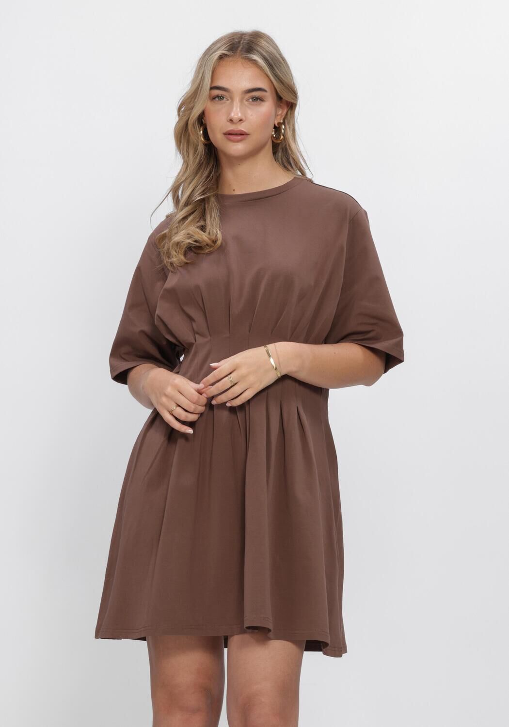 Gestuz Mini Jurk Dames Gzinez Short Dress, Maat: XL, Kleur: Bruin afbeelding 1