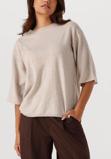 Beige KNIT-TED Top MER - large