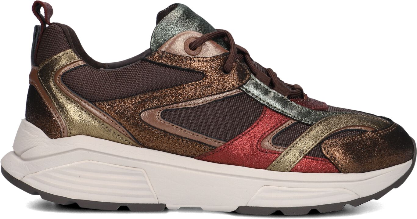 Xsensible Lage Sneakers Dames 33003.5, Maat: 36, Materiaal: Mesh, Kleur: Bruin