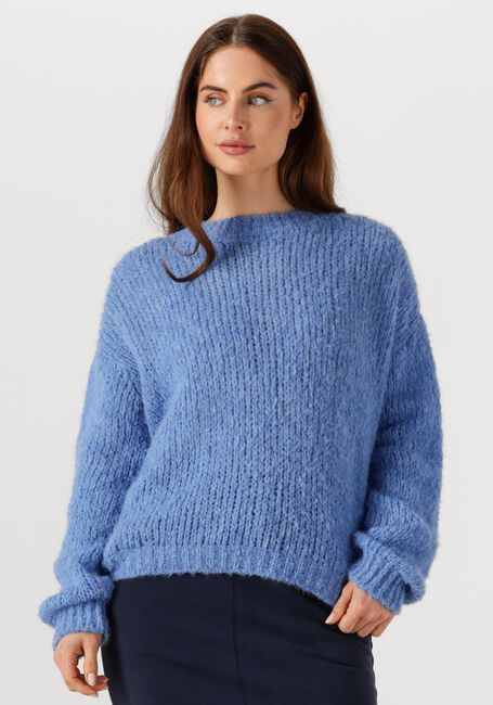 Blauwe PENN & INK Trui JUMPER W25L246 - large