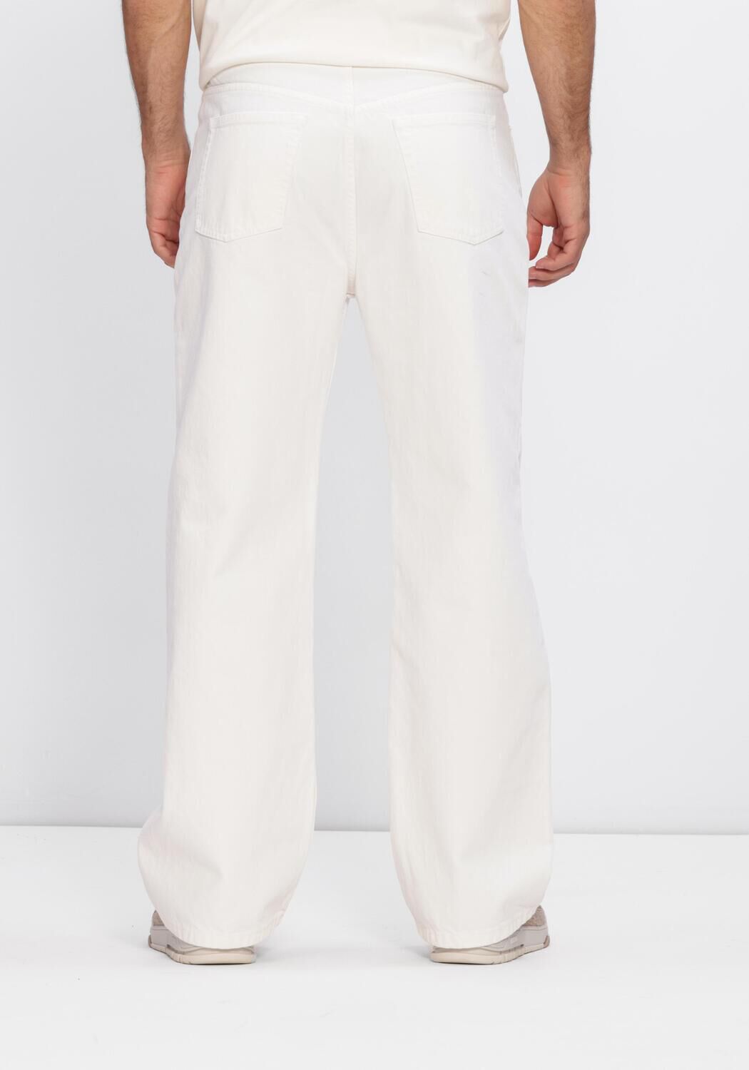 Ecru AMI PARIS Baggy jeans LARGE FIT JEANS - large