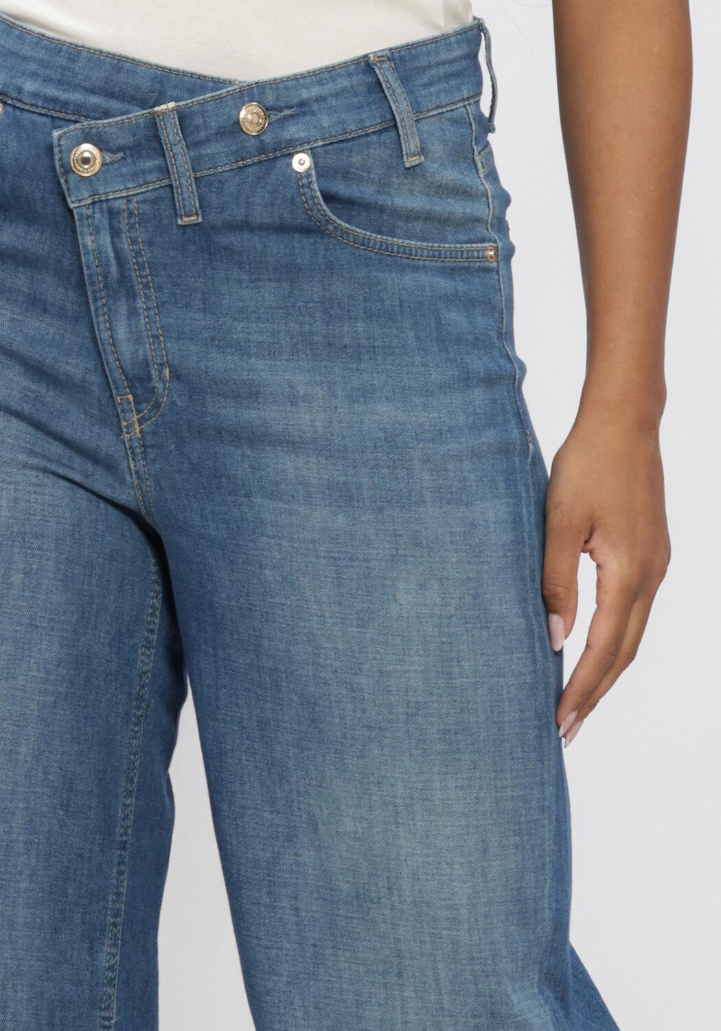 Blauwe CAMBIO Wide jeans BAGGY ASYMMETRICAL - large