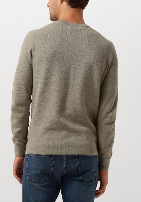 Groene PROFUOMO Trui PULLOVER CREW NECK - large