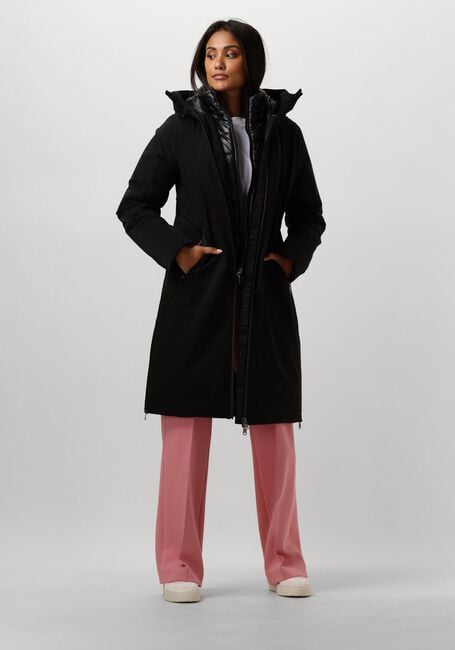Zwarte BEAUMONT Regenjas HAVEN - large
