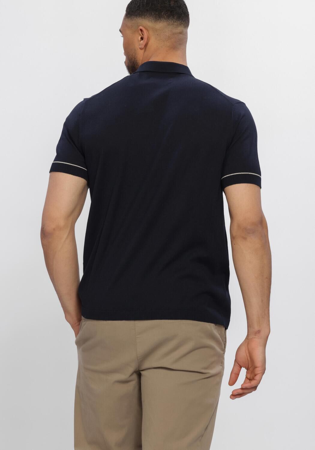 Donkerblauwe STEFANO LAURAN Polo POLO BASTIAN - large