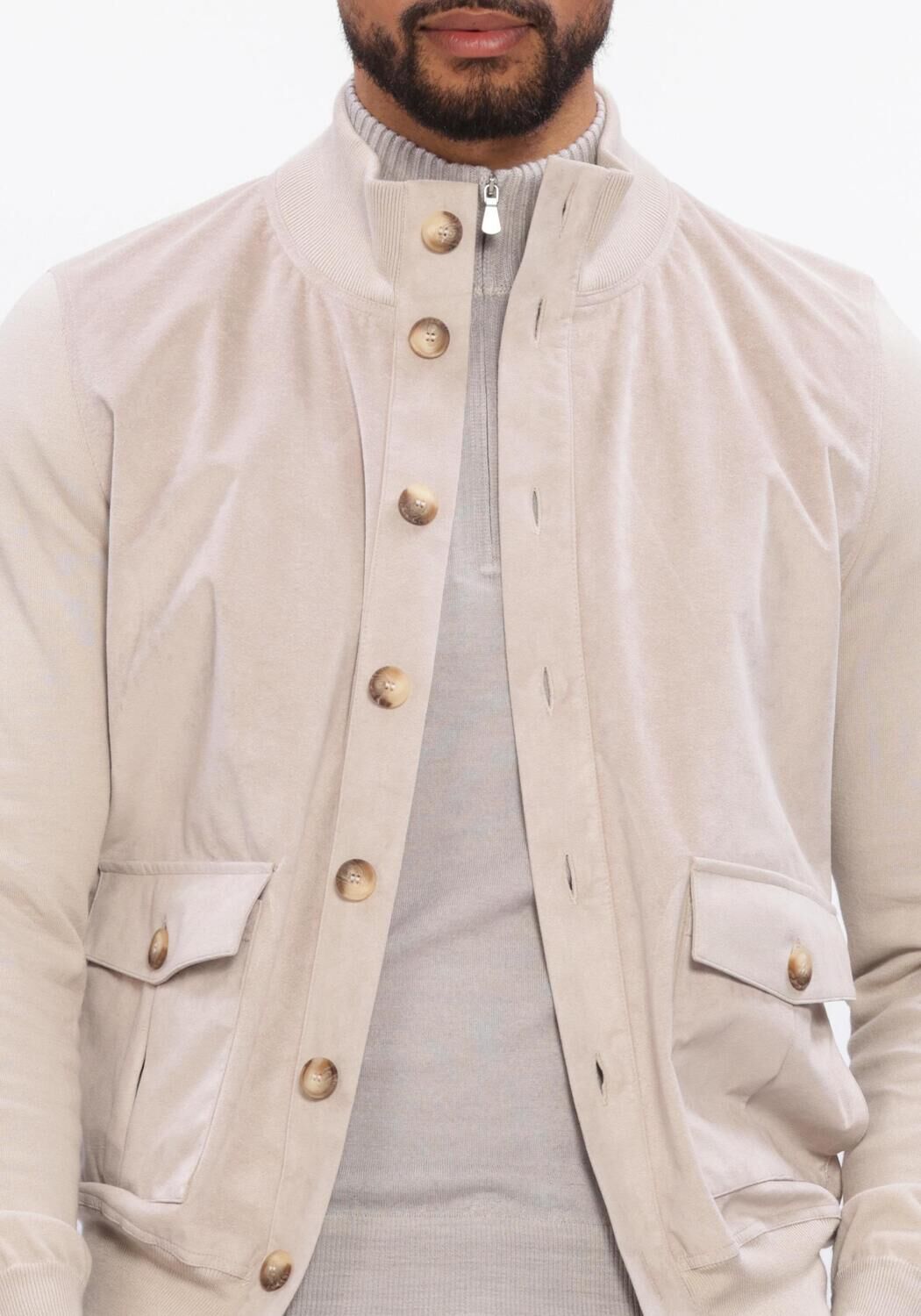 Beige GRAN SASSO Vest JACKET 57149/18067 - large