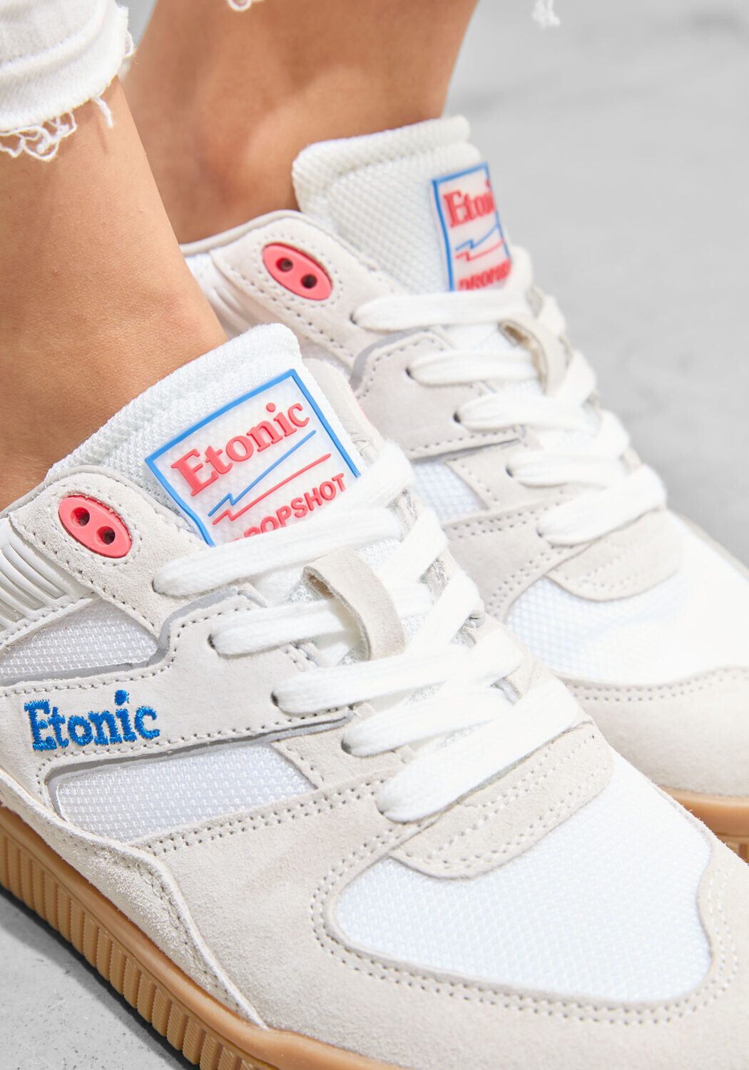 Witte ETONIC Lage sneakers DROPSHOT 80'S - large