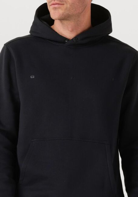 Zwarte GENTI Trui BASIC LOGO HOODIE - large