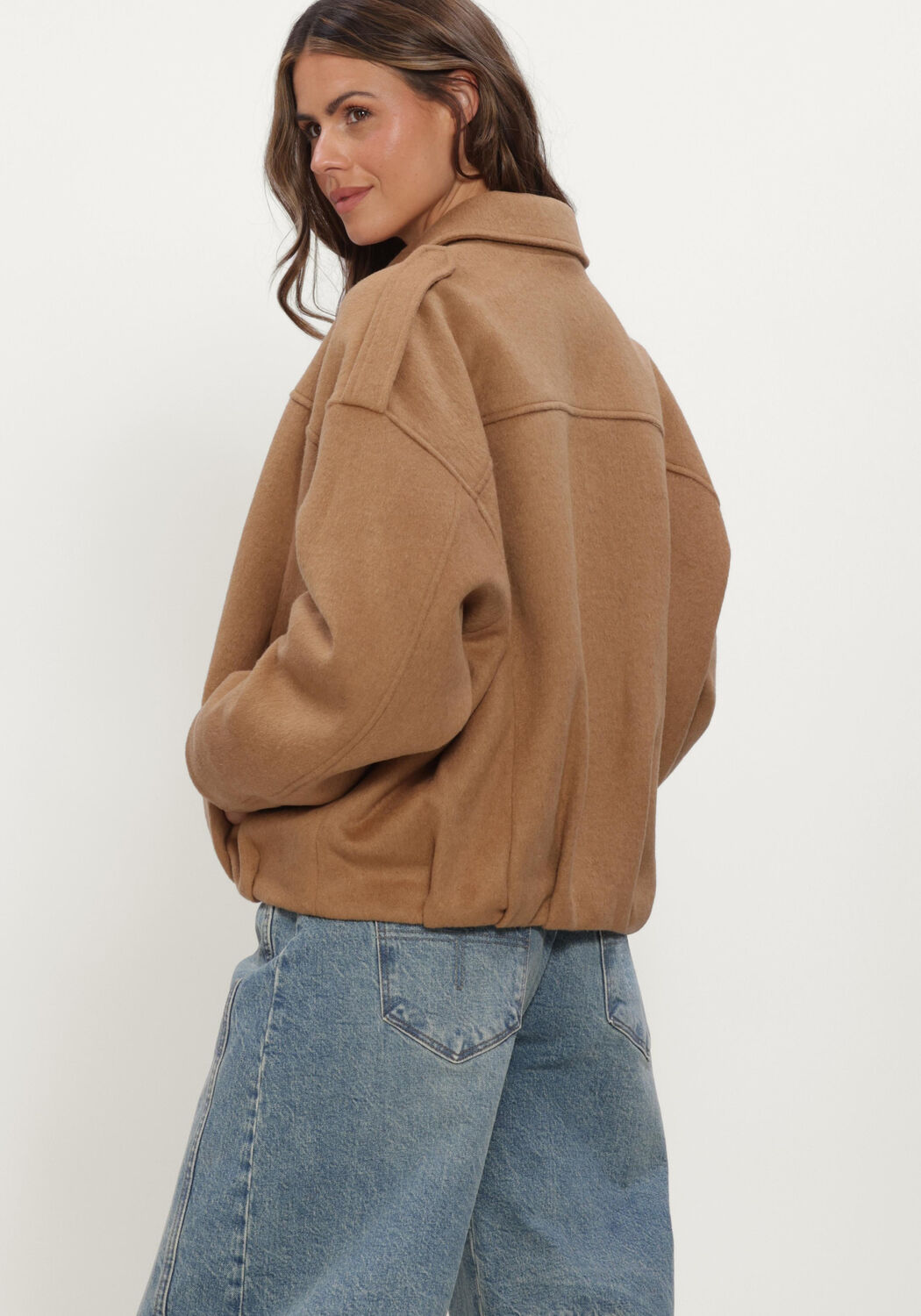 Bruine ALTER EGO Jack MEGHAN WOOL JACKET - large