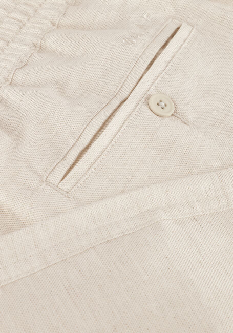 Beige OLAF HUSSEIN Korte broek LINEN BLEND SHORT - large