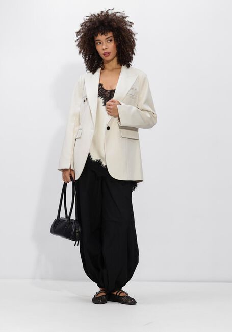 Gebroken wit HAUTE L'AMITI&Eacute; Top NAOMI ASYM CONTRAST LINGERIE TOP - large