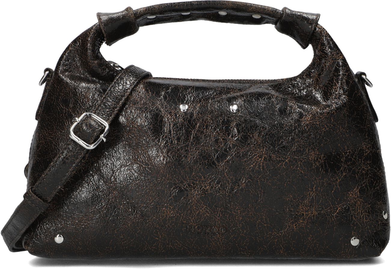 Núnoo Schoudertas
Dames Dandy, Materiaal: Leer, Kleur: Zwart afbeelding 1