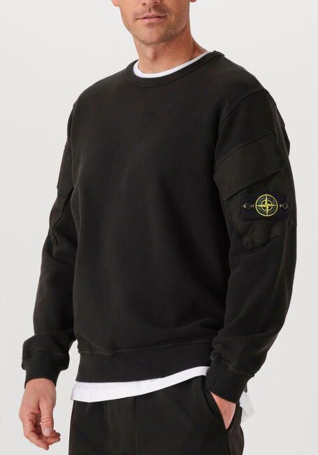 Zwarte STONE ISLAND Trui SWEATSHIRT - large