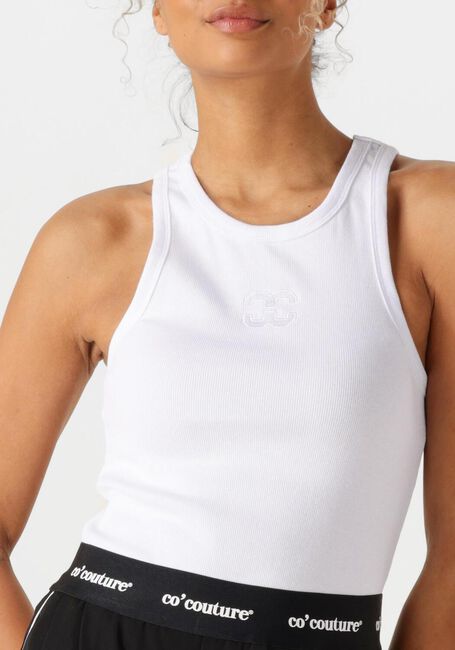 Witte CO'COUTURE Top SAHARACC EMBROIDERY TANK TOP - large