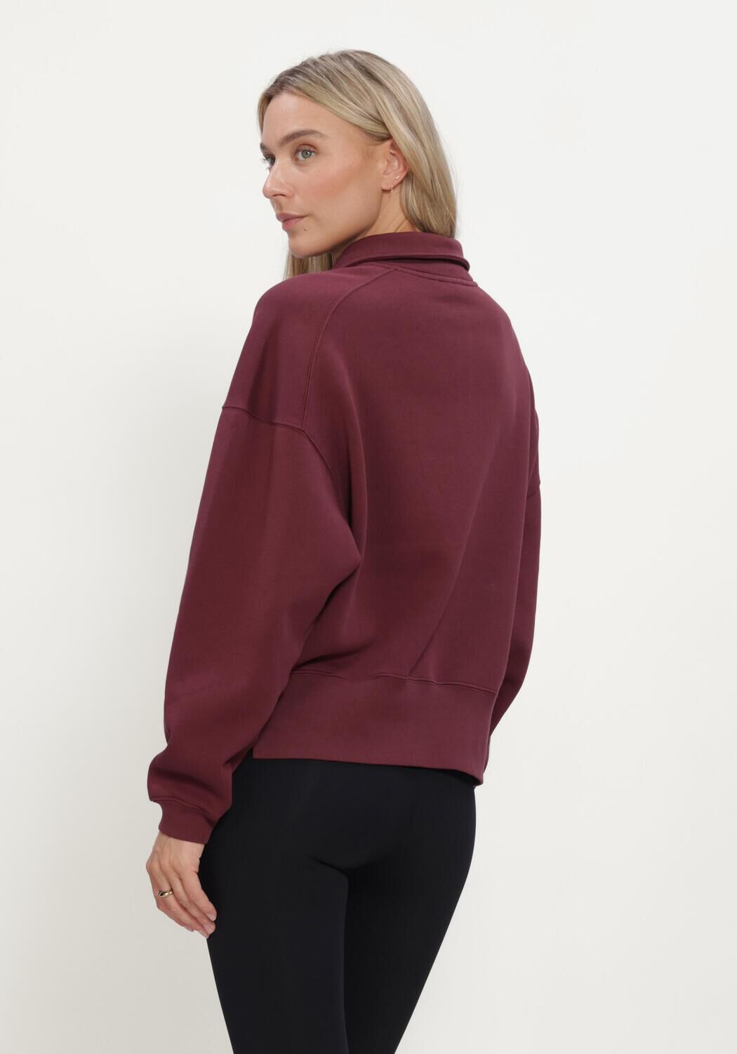 Bordeaux DEBLON SPORTS Sweater NELLE SWEATER - large