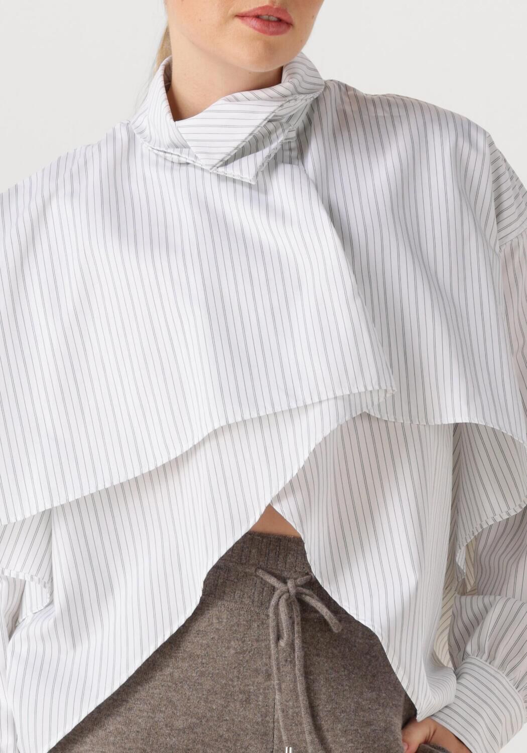 Witte MARGAUX LONNBERG Blouses BIRD CHEMISE - large