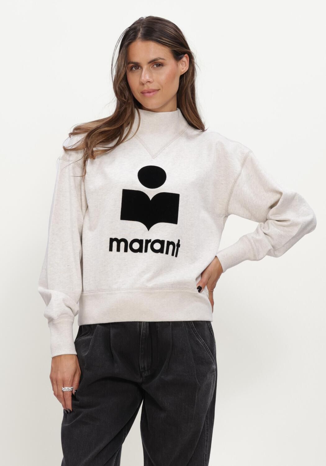 Ecru ISABEL MARANT Trui MOBY SWEAT SHIRT - large