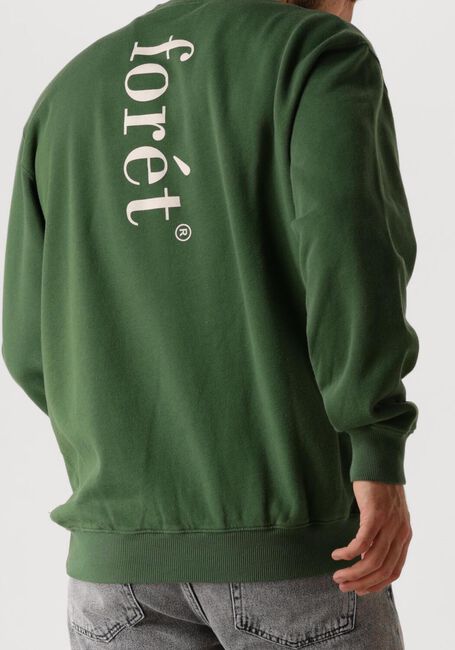 Groene FORÉT Trui OCEAN SWEATSHIRT - large