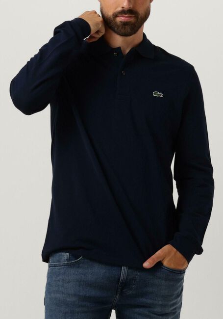 Donkerblauwe LACOSTE Polo 1HP2 MEN LONG SLEEVED BEST POLO - large