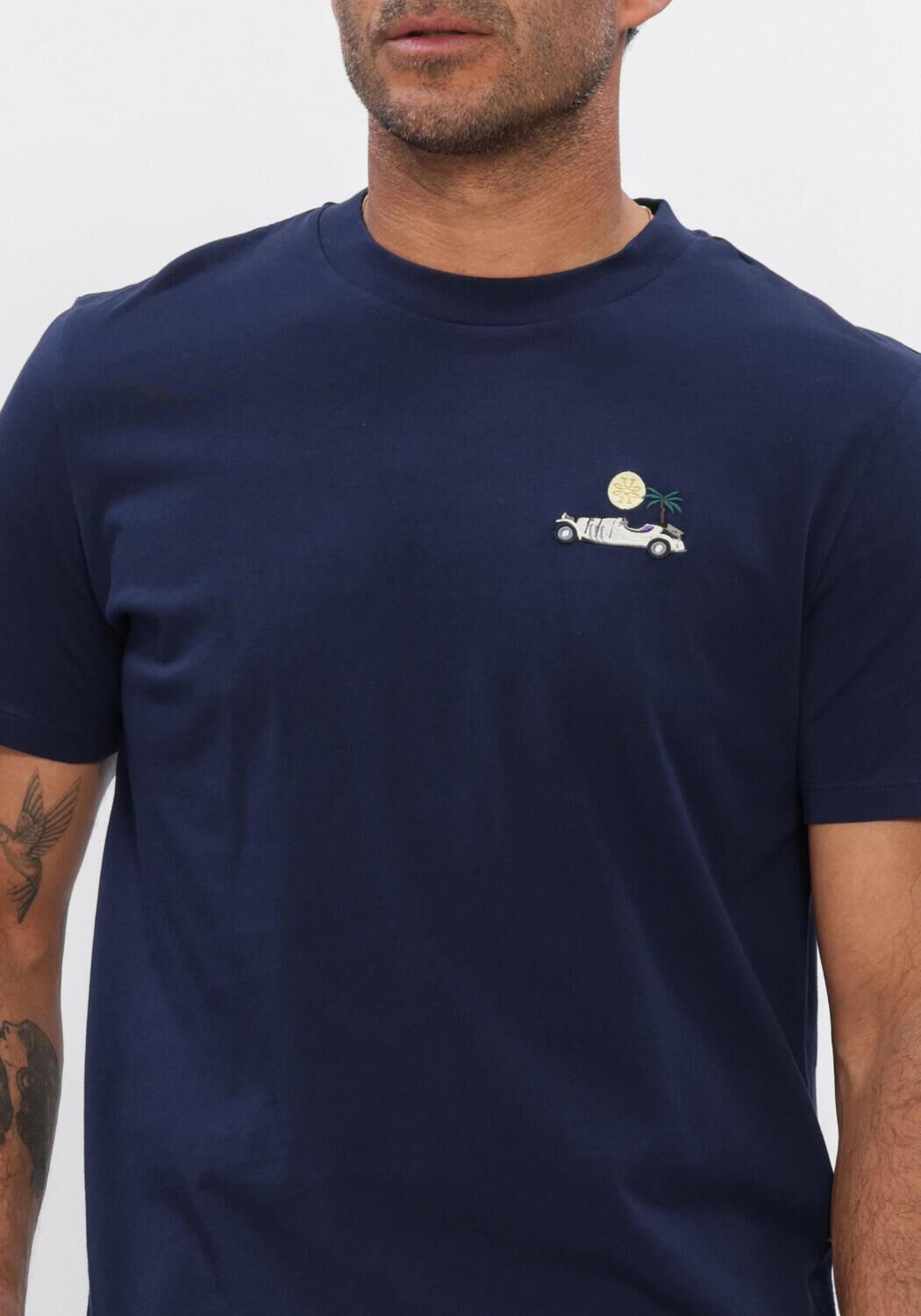 Donkerblauwe JACOB COHEN T-shirt T-SHIRT COLLO COSTINA - large