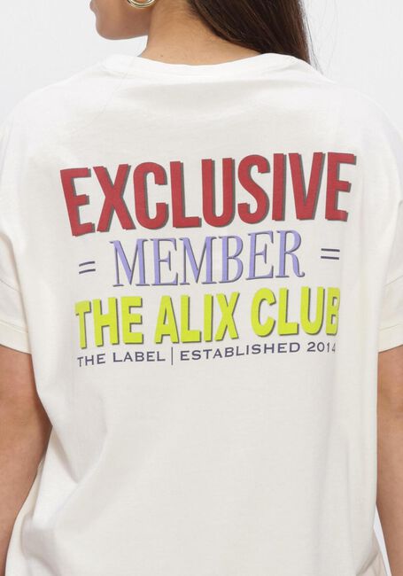 Creme ALIX THE LABEL T-shirt LADIES KNITTED ALIX CLUB T-SHIRT - large