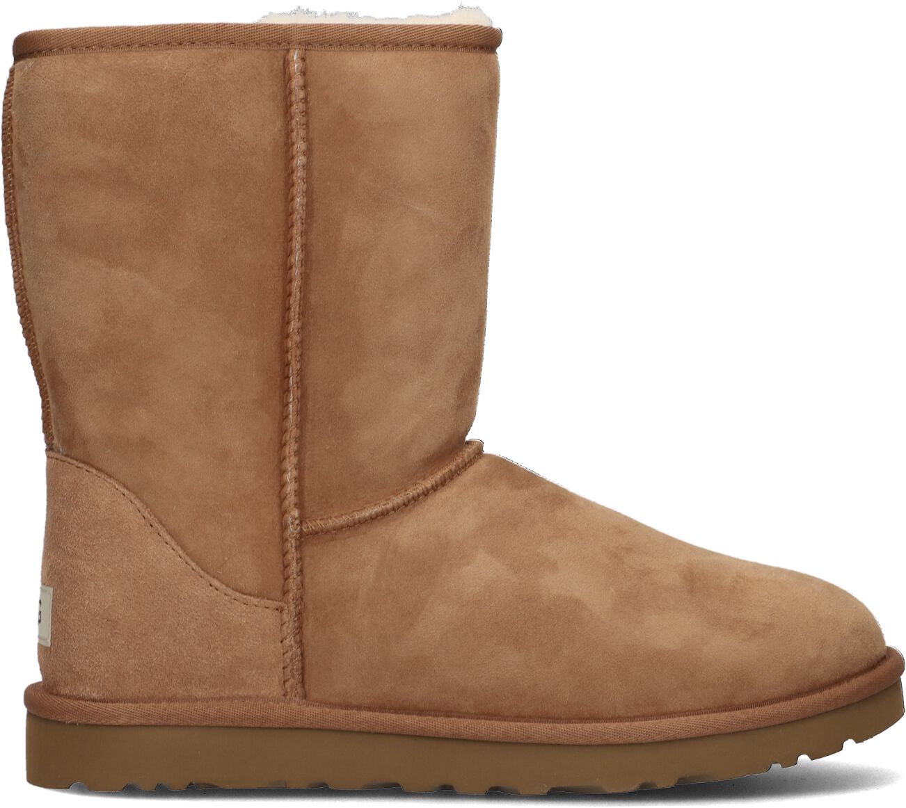 UGG Vachtlaarzen Heren M Classic Short, Maat: 48,5, Materiaal: Suède, Kleur: Camel