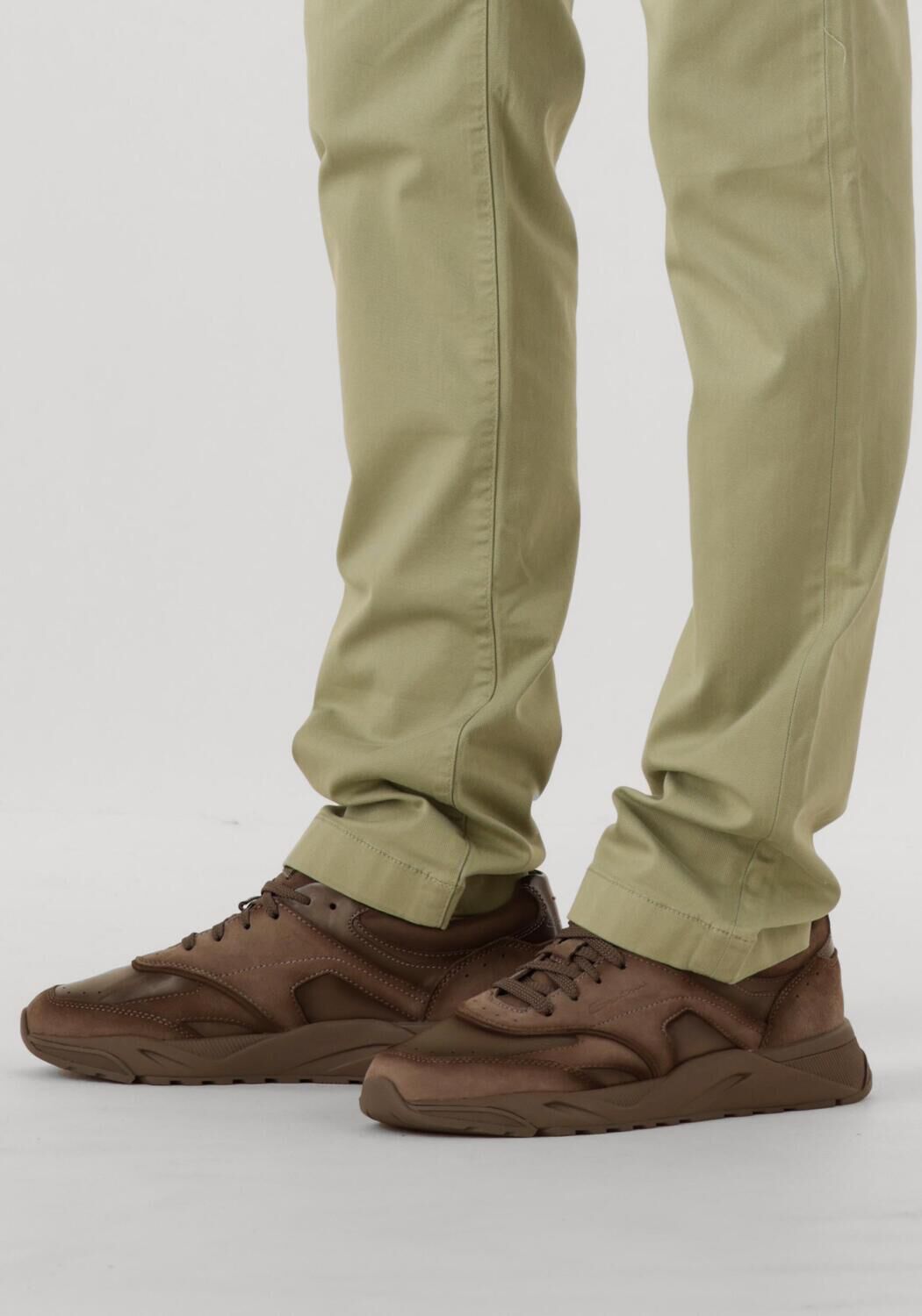 Bruine SANTONI Lage sneakers 22112 - large