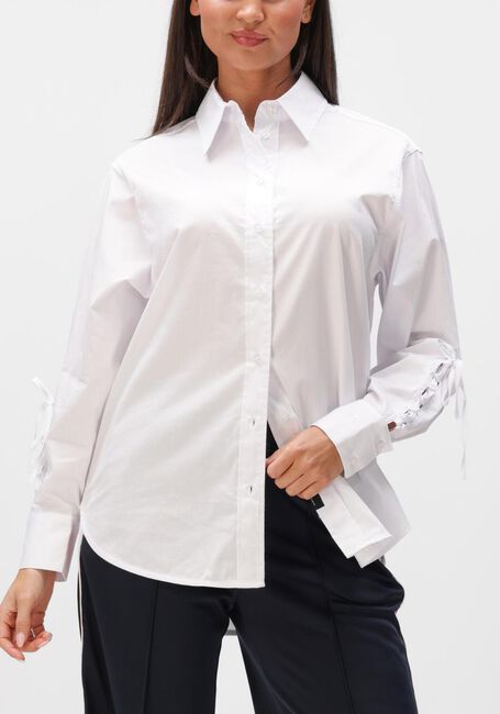 Witte HAUTE L'AMITI&Eacute; Blouses ALVINA PURE TIE SHIRT - large