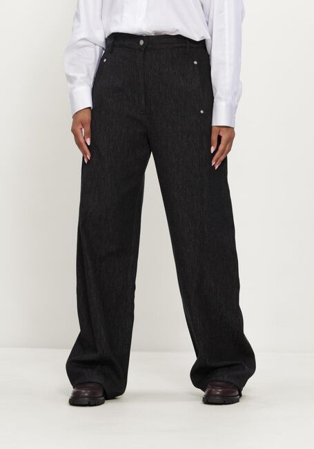 Antraciet MARGAUX LONNBERG Wijde broek LUCA PANTALON - large