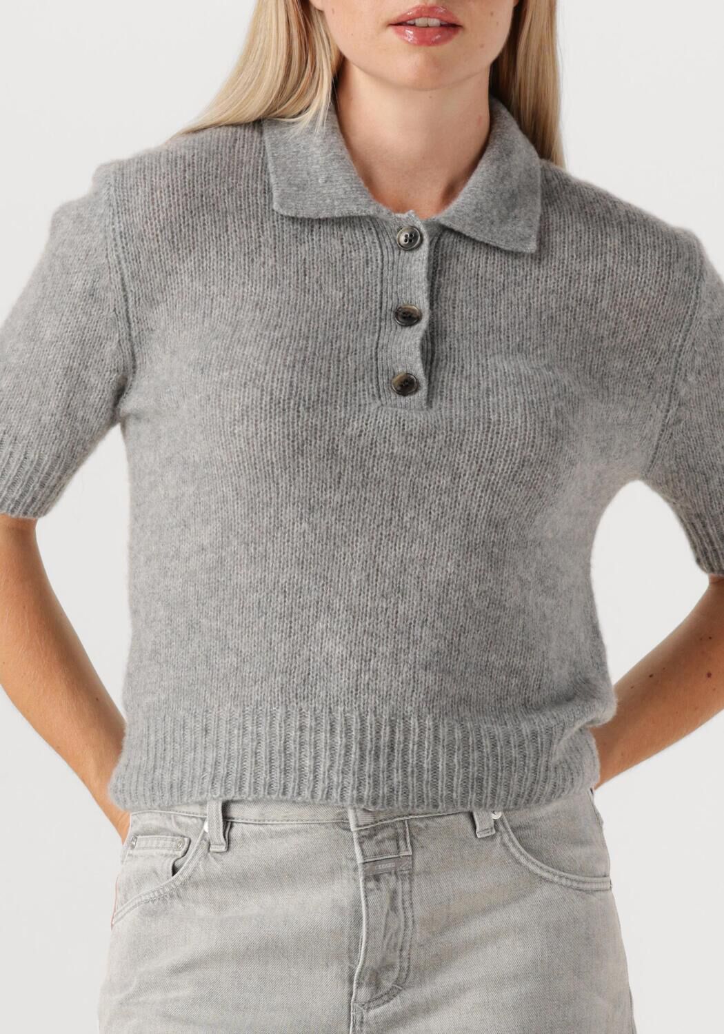 Grijze LISA YANG Trui MASY SWEATER - large