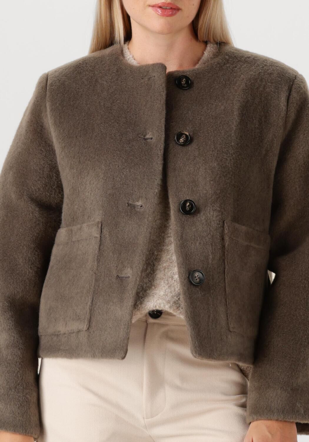 Taupe STUDIO AR Jack AUBREY FAUX MOHAIR - large