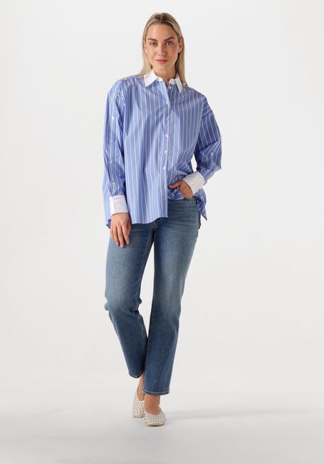 Witte DANTE6 Blouses DANDY PINSTRIPE SHIRT - large