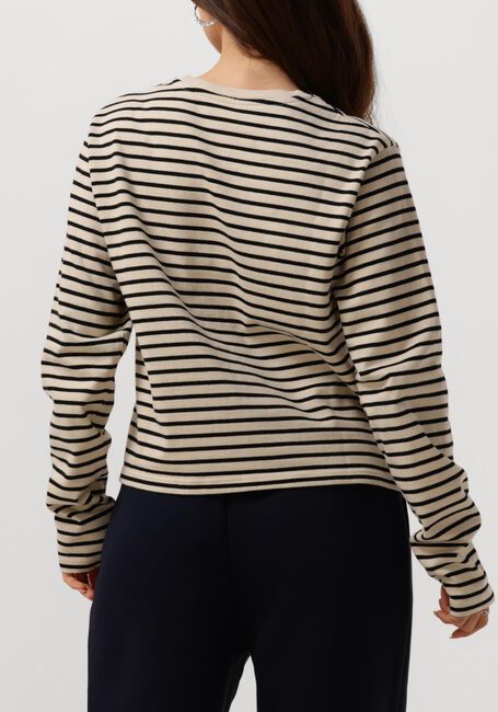Beige PENN & INK Tops & T-shirts 516 SWEATER STRIPE - large