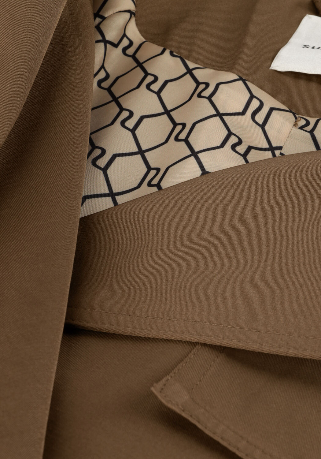 Groene SUMMUM Trenchcoats TRENCH COAT - large