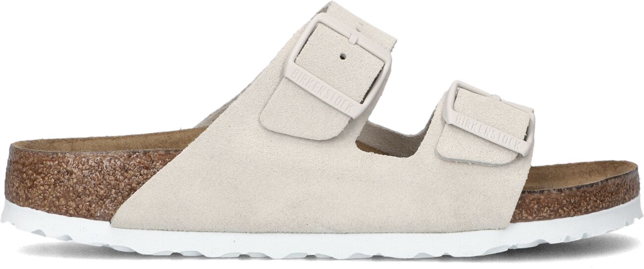 Birkenstock Teenslippers Dames Arizona Soft, Maat: 43, Materiaal: Suède, Kleur: Beige afbeelding 1