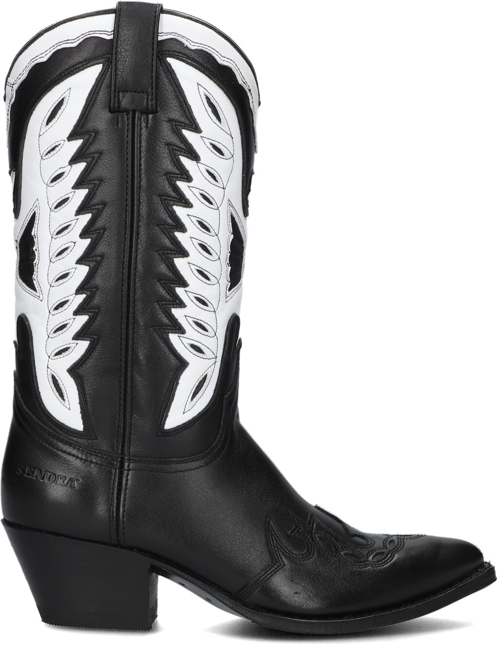 Sendra Cowboylaarzen Dames 17294, Maat: 35, Materiaal: Leer, Kleur: Zwart