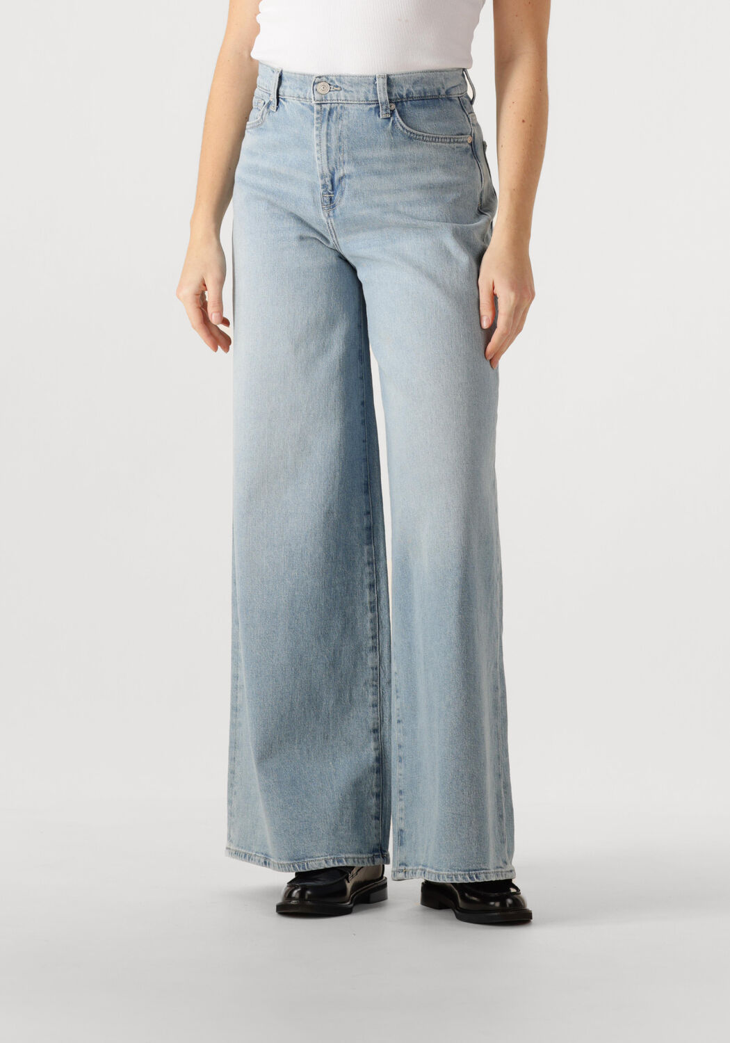 7 for all Mankind Wide Jeans Dames Marie Wide Leg, Maat: 27, Kleur: Lichtblauw afbeelding 1