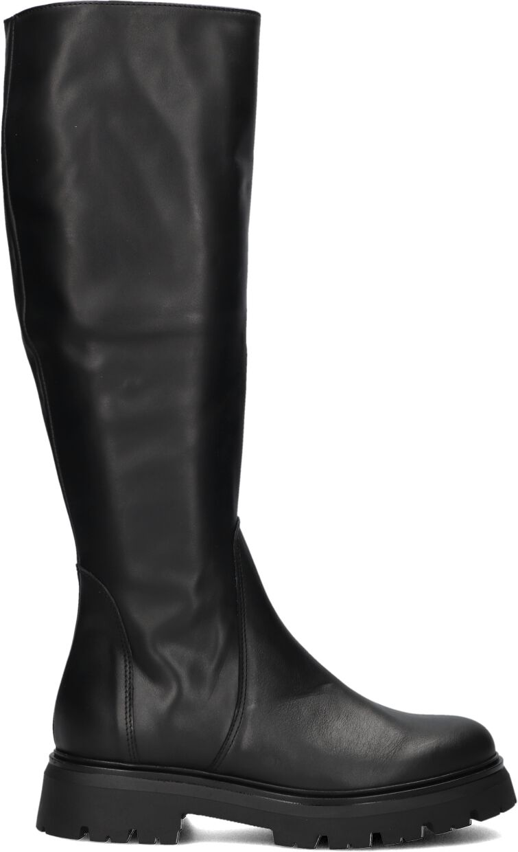 Stefano Lauran Hoge Laarzen Dames S3299, Maat: 36, Materiaal: Leer, Kleur: Zwart