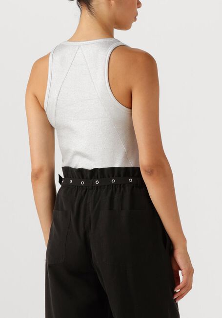 Zilveren DANTE6 Top ZORA METALLIC LOGO TANKTOP - large