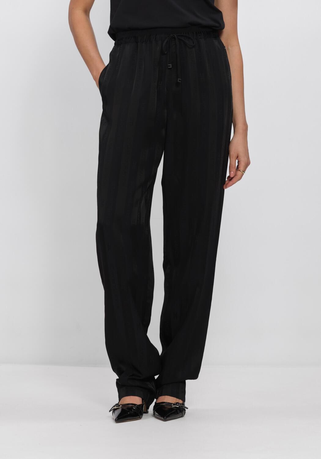 Zwarte ELISABETTA FRANCHI Pantalon PA15661E2 - large