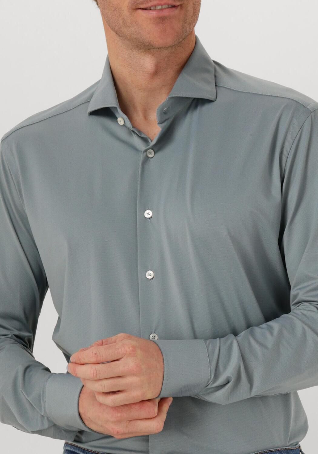 Groene XACUS Klassieke overhemden ACTIVE SHIRT 520ML - large