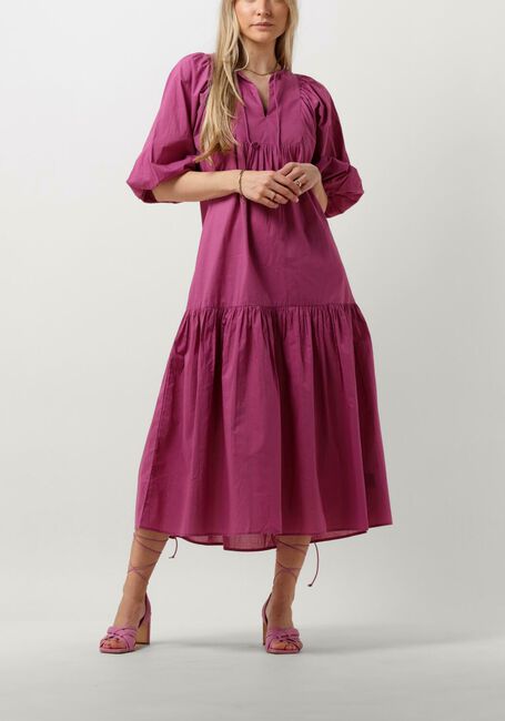 Paarse NOTRE-V Maxi jurk NV-DENTE MIDI DRESS - large