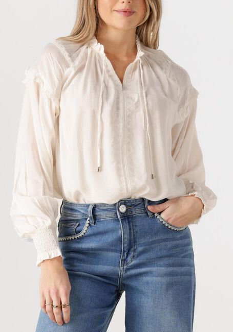Gebroken wit MOS MOSH Blouses MMMARB SANSA EMB BLOUSE - large