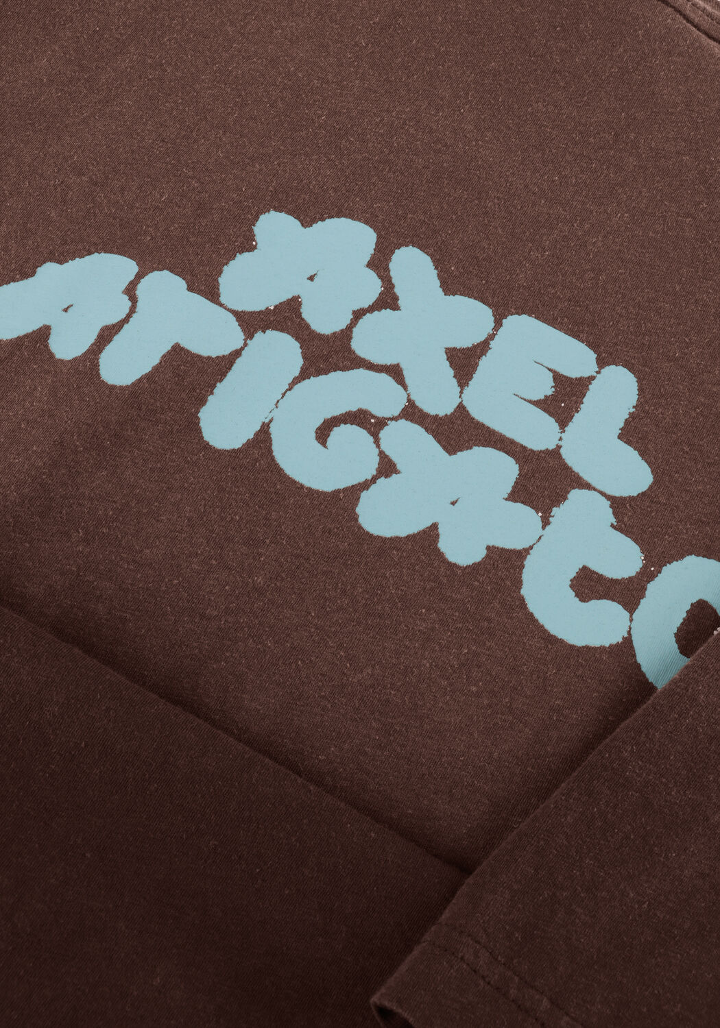 Bruine AXEL ARIGATO T-shirt BUBBLE REVERSE T-SHIRT - large