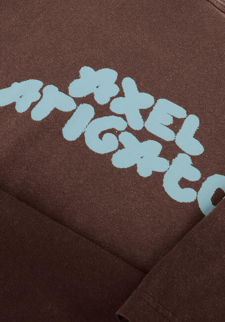 Bruine AXEL ARIGATO T-shirt BUBBLE REVERSE T-SHIRT - large