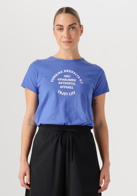 Blauwe PENN & INK T-shirt T-SHIRT PRINT - large