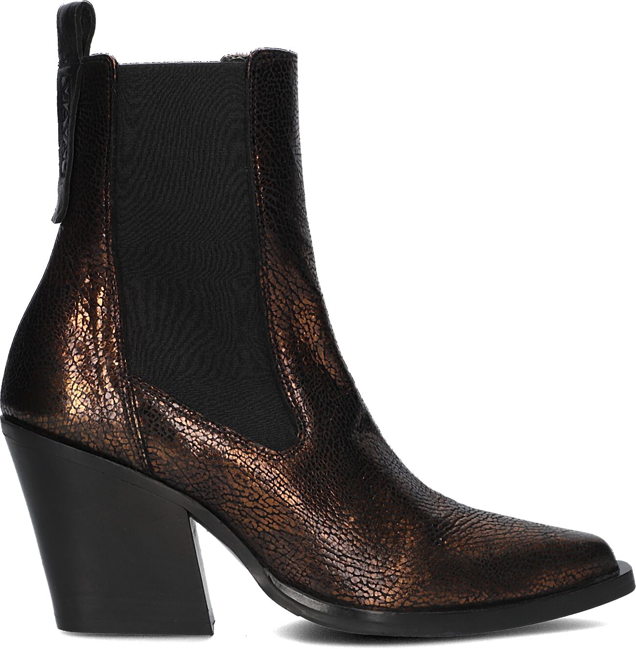 VIA VAI Enkellaarsjes
Dames Gioia Flynn, Maat: 40, Materiaal: Leer, Kleur: Brons