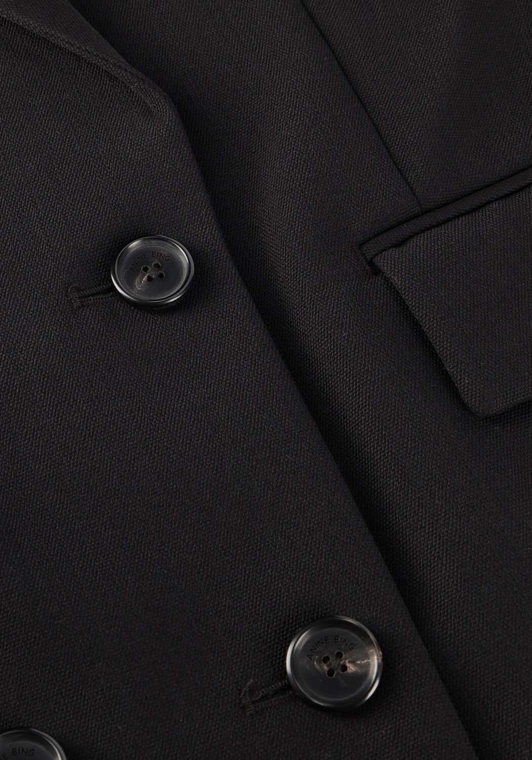 Zwarte ANINE BING Blazer EVALYN BLAZER - large