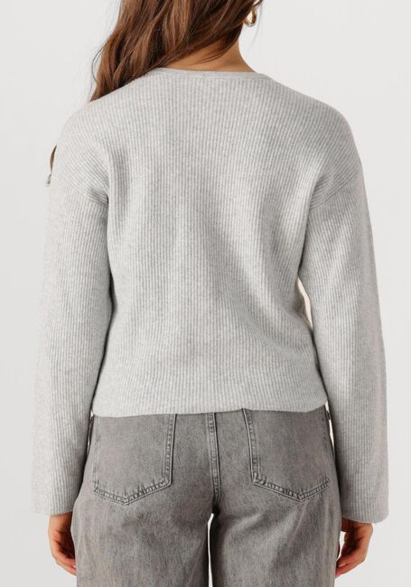 Lichtgrijze PENN & INK Vest CARDIGAN W25B345 - large